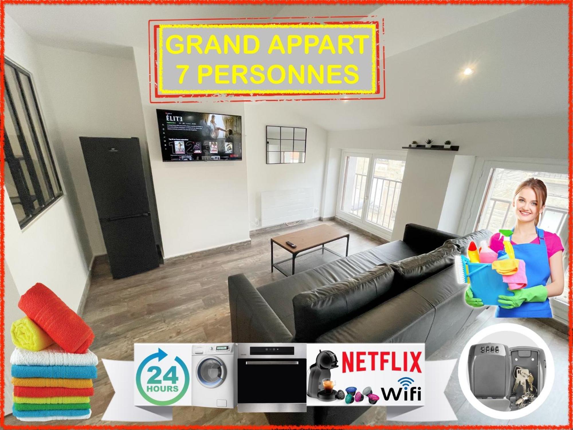 017 Chic & Cosy F2 53M2 Hypercentre Wifi Smart Tv Netflix Apartment Saint-Etienne  Bagian luar foto